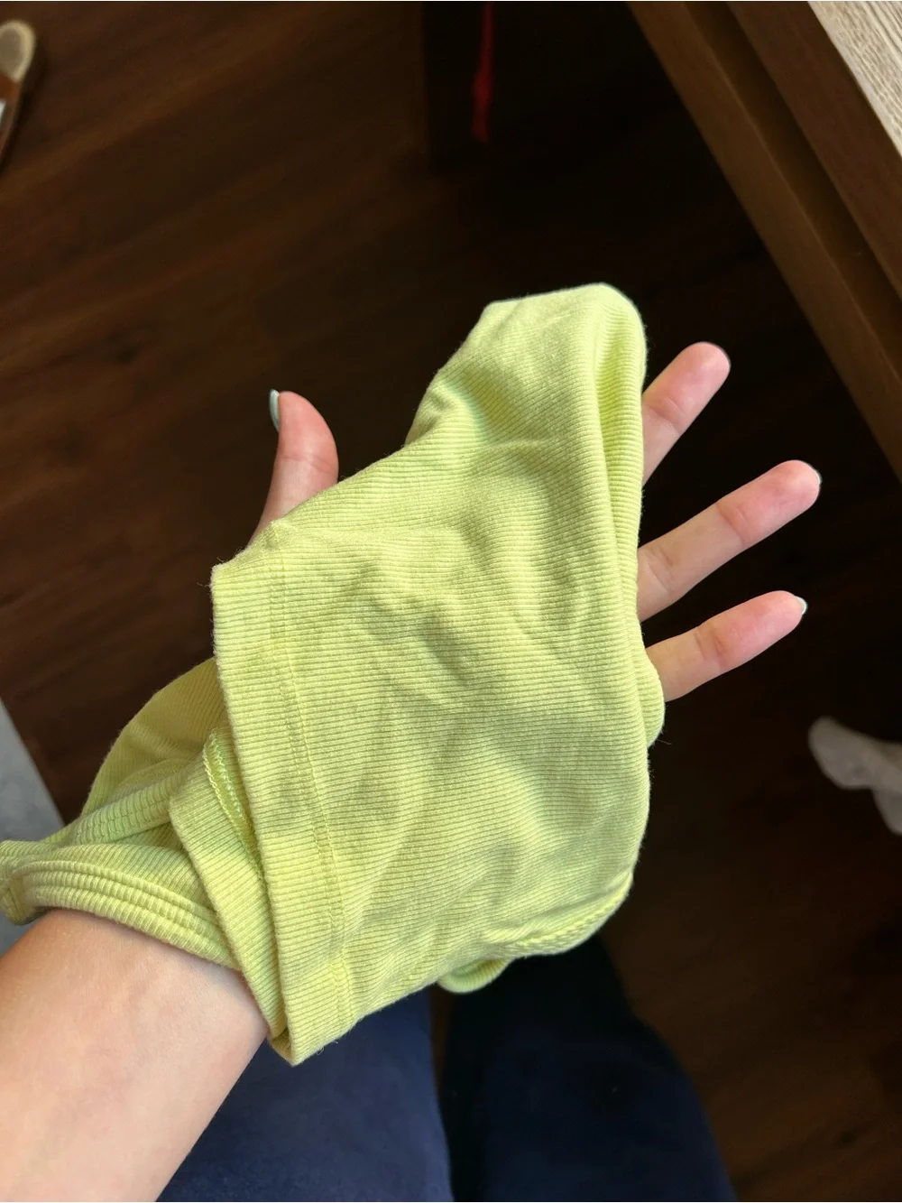 Lululemon Ribbed Racerback Cropped Tank - Picture 4 of 4